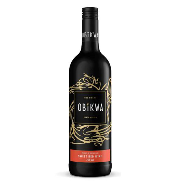 熱紅酒選酒推薦，南非鴕鳥甜紅酒（obikwa sweet red wine）酒精濃度低，入門款