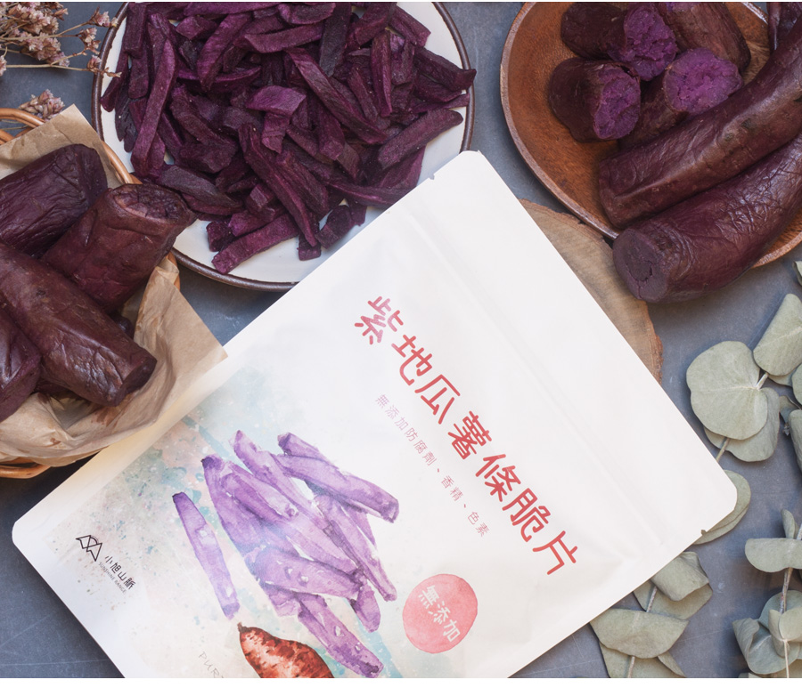 紫地瓜薯條-跟家人一起享用的美食，無添加無負擔