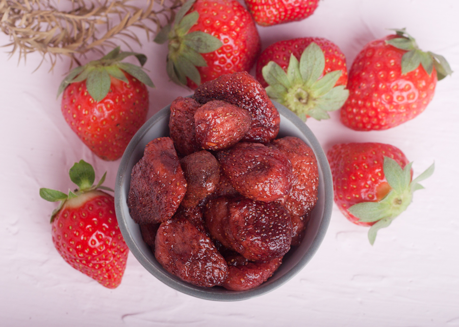 無添加草莓果乾-產地台灣大湖草莓